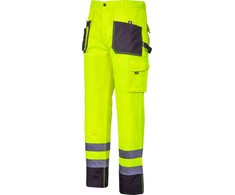 Lahti Pro Kelnės Juodos ir geltonos įspėjamosios kelnės, „3xl“, ce, Lahti