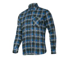 Lahti Pro Koszula Mėlyni languoti flaneliniai marškiniai, 170 g/m2, "2xl", ce, lahti