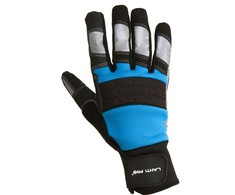 Lahti Pro Rękawice Dirbtuvių pirštinės juodos-mėlynos l280711p, kartonas, "11", ce,lahti
