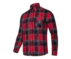 Lahti Pro Koszula Raudoni languoti flaneliniai marškiniai, 170 g/m2, "2xl", ce, lahti
