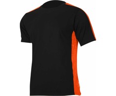 Lahti Pro Marškinėliai Marškinėliai 180g/m2, juodi ir oranžiniai, "l", ce, Lahti
