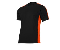 Lahti Pro Marškinėliai Marškinėliai 180g/m2, juodi ir oranžiniai, "xl", ce, Lahti