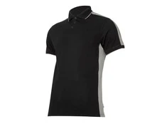 Lahti Pro Marškinėliai Polo marškinėliai 190g/m2, juodi ir pilki, "s", ce, Lahti