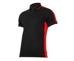 Lahti Pro Marškinėliai Polo marškinėliai 190g/m2, juodi ir raudoni, "m", ce, Lahti