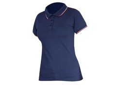 Lahti Pro Marškinėliai Moteriški polo marškinėliai 190g/m2, tamsiai mėlyni, "xl", ce, Lahti