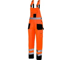 Lahti Pro Ogrodniczki Įspėjamasis kombinezonas, juodos ir oranžinės spalvos, "3xl", ce, lahti