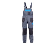 Lahti Pro Ogrodniczki Pilkos spalvos kombinezonas, 100 % medvilnė, 190 g/m², 2 l(54), ce,lahti