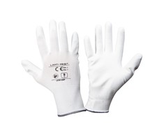 Lahti Pro Rękawice PU pirštinės baltos l230109p, kartonas, "9", ce, Lahti