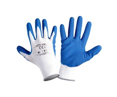 Lahti Pro Latekso pirštinės granato baltos l211110p, 12 porų, "10", ce, lahti