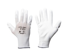 Lahti Pro Rękawice PU pirštinės, baltos l230109p, 12 porų, "9", ce, Lahti