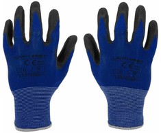 Lahti Pro Rękawice PU pirštinės mėlynos ir juodos l231008p, kartonas, "8", ce, Lahti
