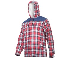 Lahti Pro Koszula Šilti flaneliniai marškiniai, sutvirtinti, raudoni-dideli, "3xl", ce, latekso spalvos