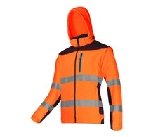 Lahti Pro Softshell striukė su nuimamomis rankovėmis, oranžinė, "L", ce, lahti