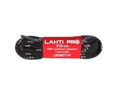 Lahti Pro Sznurowadła Plokšti batų raišteliai, juodi ir raudoni, l904071p, 10 porų, 110 cm, Lahti