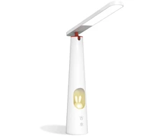 LED stalinė lempa 7,5 W su šviečiančiu zuikučiu PURE FLB-150 ELENA balta 1200 mAh Forever Light