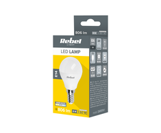 Led lempa Rebel G45, 8W, E14, 3000K, 230V