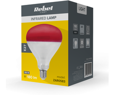 Rebel R125 infraraudonųjų spindulių lempa, 150 W, 220–240 V