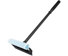 Plastikinių langų ir veidrodžių valiklis + vandens valytuvas, 54 cm, amio-03852