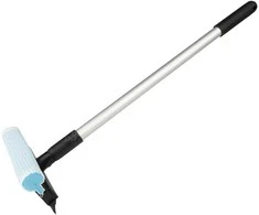 Langų ir veidrodžių stiklo plovimo įrenginys + teleskopinis aliuminio vandens valytuvas 59/100 cm amio-03855