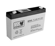Lean Cars AGM gelinis automobilio akumuliatorius 6V7,2Ah