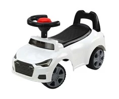 Lean Cars Lean Toys Paspiriama mašinėlė QX-3396, baltos spalvos