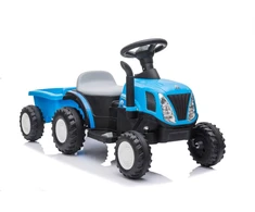 Lean Cars Traktor Na Akumuliatorius su Przyczepą A009 Mėlyna