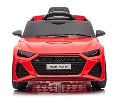 Lean Cars Elektrinis automobilis Audi RS6 BRD-2118, raudonas