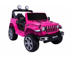 Dvivietis vaikiškas elektromobilis Lean Cars Jeep FT-938, rožinis