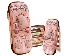 Lean Pieštukas Case School Kit Kapibara ant paspirtuko 23cm