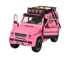 Lean Toys Automobilis rožinis