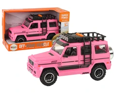 Lean Toys Automobilis rožinis