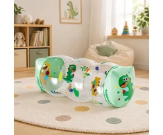 Lean Toys Inflatable Roller for Crawling for Toddlers Dinosaur 51 x 22cm