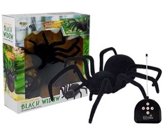 Lean Toys Didelis plaukuotas nuotolinio valdymo voras Juodoji našlė