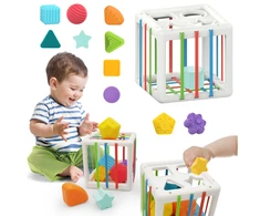 Lean Toys Lankstus Sensorinis Kubas Vaikams