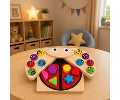 Dėlionė Lean Toys Boružėlės rūšiavimo žaidimas