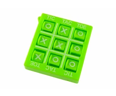 Kišeninis kryžiukų nuliukų žaidimas Lean Toys, 4,5x5x1 cm