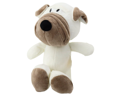 Lean Toys Pliušinis mopsas su siurbtuku