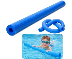 Lean Toys Putplasčio plaukimo lazda su kūno atrama, vaikams ir suaugusiems, 150 cm, mėlyna