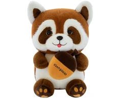 Lean Toys Pliušinis žaislas - meškėnas, 23 cm