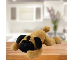 Lean Toys Pliušinis žaislas - mopsas, 40 cm