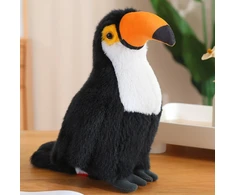 Lean Toys Pliušinis žaislas - tukanas, 20 cm