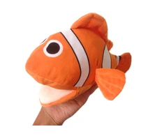 Lean Toys Pliušinė žuvis lėlė 25 cm oranžinė