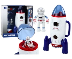 Lean Toys Kosminis Raketos Žaislas su Šviesomis ir Garsais