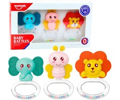 Lean Toys Barškučių kramtukų rinkinys vaikams