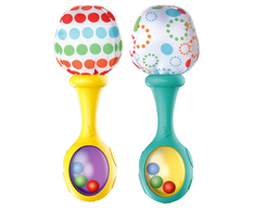 Lean Toys Sensorinių Barškučių Rinkinys su Minkštu Kamuoliuku