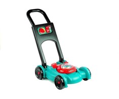 Lean Toys Sodininko rinkinys su žoliapjove ir šalmu