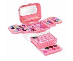Lean Toys Beauty Set Children's Cosmetics Box Rožinė Unicorn 72 pcs.