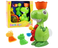Lean Toys Dinozaurų vonios žaislų rinkinys su priedais