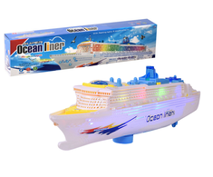 Lean Toys Keleivinis kruizinis laivas su šviesomis ir garsais