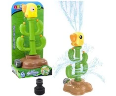 Lean Toys Spalvingas vandens žaislas kaktusas su papūga 25.5x12.5x11 cm